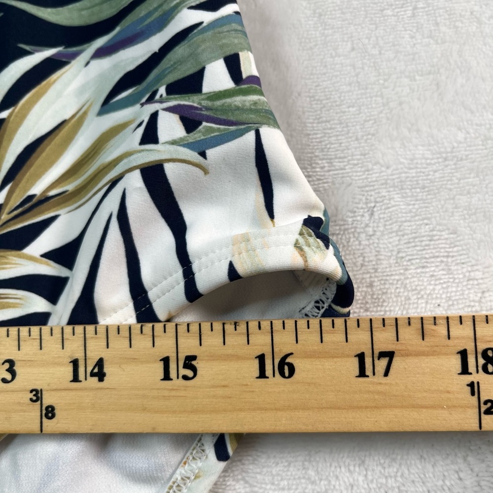 NWT HURLEY XL Womens Swim 1-Piece Tropical Green UPF 50+ - Picture 6 of 13